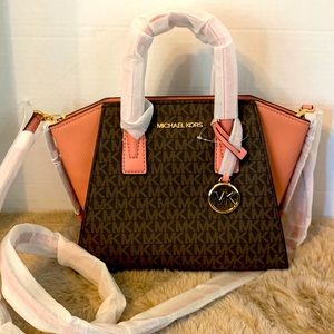 BNWT MICHAEL KORS AVRIL SATCHEL SM